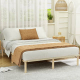 Darrahopens Furniture > Bedroom Artiss Bed Frame Double Size Wooden Base Mattress Platform Timber Pine AMBA