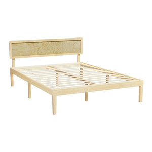 Darrahopens Furniture > Bedroom Artiss Bed Frame Double Size Wooden Base Mattress Platform Timber Pine YUMI