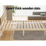 Darrahopens Furniture > Bedroom Artiss Bed Frame Double Size Wooden Base Mattress Platform Timber Pine YUMI