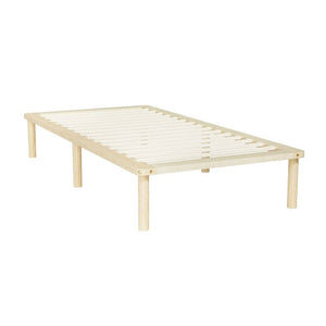 Darrahopens Furniture > Bedroom Artiss Bed Frame King Single Size Wooden Base Mattress Platform Timber Pine AMBA