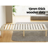 Darrahopens Furniture > Bedroom Artiss Bed Frame King Single Size Wooden Base Mattress Platform Timber Pine AMBA