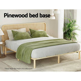 Darrahopens Furniture > Bedroom Artiss Bed Frame King Size Wooden Base Mattress Platform Timber Pine AMBA