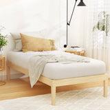 Darrahopens Furniture > Bedroom Artiss Bed Frame Single Size Wooden Base Mattress Platform Timber Pine BRUNO