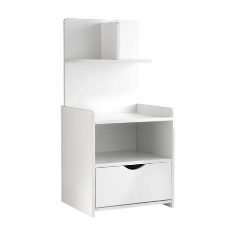 darrahopens Furniture > Bedroom Artiss Bedside Table Cabinet Shelf Display Drawer Side Nightstand Unit Storage