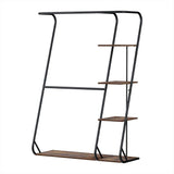 Darrahopens Furniture > Bedroom Artiss Clothes Rack Coat Stand 172cm 4-Tier Walnut