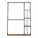 Darrahopens Furniture > Bedroom Artiss Clothes Rack Coat Stand 172cm 4-Tier Walnut