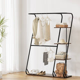 Darrahopens Furniture > Bedroom Artiss Clothes Rack Coat Stand 172cm 4-Tier Walnut