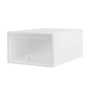 Darrahopens Furniture > Bedroom Artiss Shoe Box Set of 24 Storage Case Stackable Plastic Shoe Cabinet Cube White