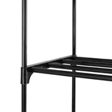 Darrahopens Furniture > Bedroom Artiss Shoe Rack Shoe Storage Shelf 10-tier 20 Pairs DIY Stackable Black Metal