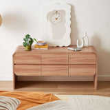 Darrahopens Furniture > Bedroom Olga Natural 6 Chest of Drawers