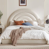 Darrahopens Furniture > Bedroom Ryker Rainbow -shaped Bed Head - Double