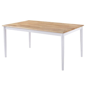 darrahopens Furniture > Dining Lory 1.2m 4 seater dining table- Natural + White