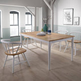 darrahopens Furniture > Dining Lory 1.2m 4 seater dining table- Natural + White