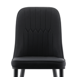 darrahopens Furniture > Dining Stan Black Elegant Classic Design Dining Chair Set of 2