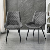 Darrahopens Furniture > Dining Tyler Fabric Chair (Set of 4) - Grey