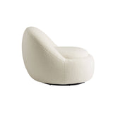 Darrahopens Furniture > Living Room Anda Modern Boucle Fabric Swivel Chair