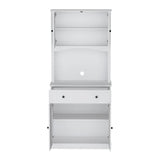 Darrahopens Furniture > Living Room Artiss Buffet Sideboard Cabinet Cupboard Pantry Storage Shelves Hutch White