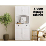 Darrahopens Furniture > Living Room Artiss Buffet Sideboard Cabinet Cupboard Pantry Storage Shelves Hutch White