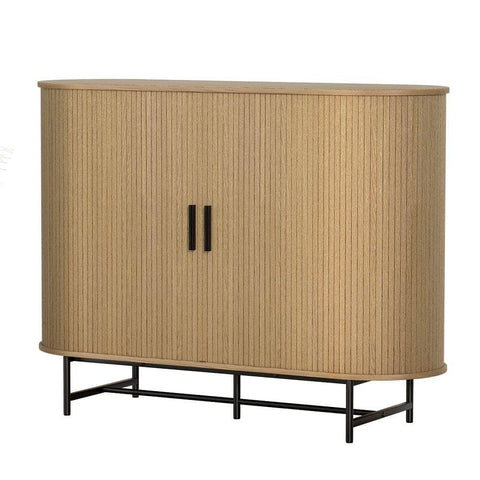 Darrahopens Furniture > Living Room Artiss Buffet Sideboard Cupboard Cabinet Sliding Doors Pantry Storage Oak PIIA