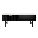 Darrahopens Furniture > Living Room Artiss Coffee Table Drawer Storage Shelf Black