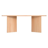 Darrahopens Furniture > Living Room Artiss Oval Coffee Table Particle Board Wooden Living Room Table 110CM