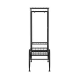 Darrahopens Furniture > Living Room Artiss Plant Stand 6 Tier Iron 4 Wheeler