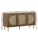 Darrahopens Furniture > Living Room Artiss Rattan Buffet Sideboard Storage Cupboard Cabinet Kitchen Dining Room