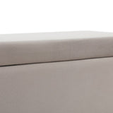 Darrahopens Furniture > Living Room Artiss Storage Ottoman Blanket Box Table 97cm Velvet Taupe