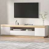 Darrahopens Furniture > Living Room Artiss TV Cabinet Entertainment Unit Stand Storage Drawer Shelf 180cm White Wood