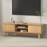 Darrahopens Furniture > Living Room Artiss TV Cabinet Entertainment Unit Stand Storage Shelves TV Unit 140CM