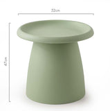 darrahopens Furniture > Living Room ArtissIn Coffee Table Mushroom Nordic Round Small Side Table 50CM Green