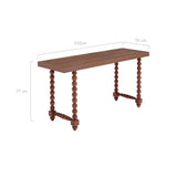 Darrahopens Furniture > Living Room Julian Walnut Wooden Console Table