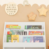 Darrahopens Furniture > Living Room Kids Shelving Unit 3 Shelves 2 Compartments