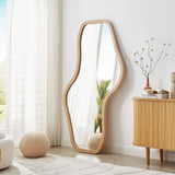 Darrahopens Furniture > Living Room Penny Natural Modern Mirror