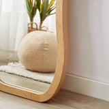 Darrahopens Furniture > Living Room Penny Natural Modern Mirror