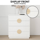 Darrahopens Furniture > Living Room Sarantino Gail Chest Of Drawers Tallboy Dresser In White