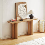 Darrahopens Furniture > Living Room Tanner Natural Wooden Console Table