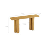 Darrahopens Furniture > Living Room Tanner Natural Wooden Console Table