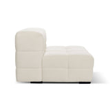 Darrahopens Furniture > Living Room Travis White Boucle Fabric Armchair