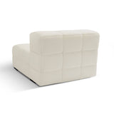 Darrahopens Furniture > Living Room Travis White Boucle Fabric Armchair