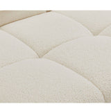 Darrahopens Furniture > Living Room Travis White Boucle Fabric Armchair