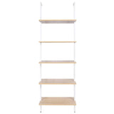 Darrahopens Furniture > Living Room YES4HOMES Industrial Ladder Shelf Wood Wall-Mounted Bookcase Storage Rack Shelves Display