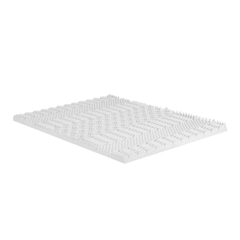 Darrahopens Furniture > Mattresses Giselle Bedding Memory Foam Mattress Topper 7-Zone Airflow Pad 8cm King White