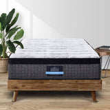 darrahopens Furniture > Mattresses Giselle QUEEN Bed Mattress 9 Zone Pocket Spring Latex Foam Medium Firm 34cm