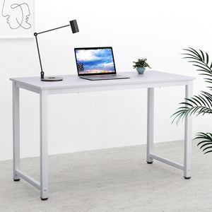 Darrahopens Furniture > Office Artiss Computer Desk Home Office Study Table White 120CM