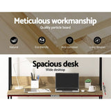 Darrahopens Furniture > Office Artiss Computer Desk Office Desks Study Table Workstation Bookshelf Storage