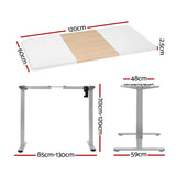 Darrahopens Furniture > Office Artiss Standing Desk Electric Sit Stand Desks 120CM