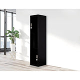 darrahopens Furniture > Office Black Two-Door L-shaped Office Gym Shed Storage Lockers