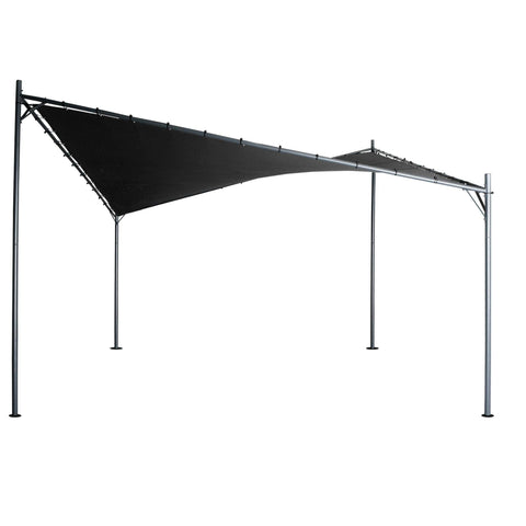 Darrahopens Furniture > Outdoor Wallaroo 3x3m Butterfly Steel Gazebo - Charcoal