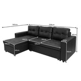 Darrahopens Furniture > Sofas Sarantino Corner Sofa Linen Lounge Couch L-shaped Modular Furniture Home Chaise Grey